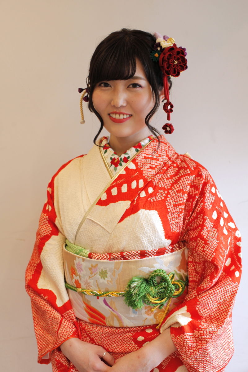 <レンタルきもの>成人式2018☆振袖コーデ<赤絞り桐柄> きもの六花(ricca) 大阪市北区中崎町 和裁・着付け <レンタルきもの>成人式2018☆振袖コーデ<赤絞り桐柄> きもの六花(ricca) 大阪市北区中崎町 和裁・着付け