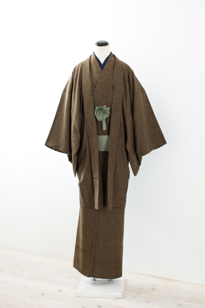 茶紬アンサンブル