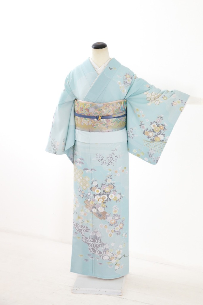 ブルー地花筏