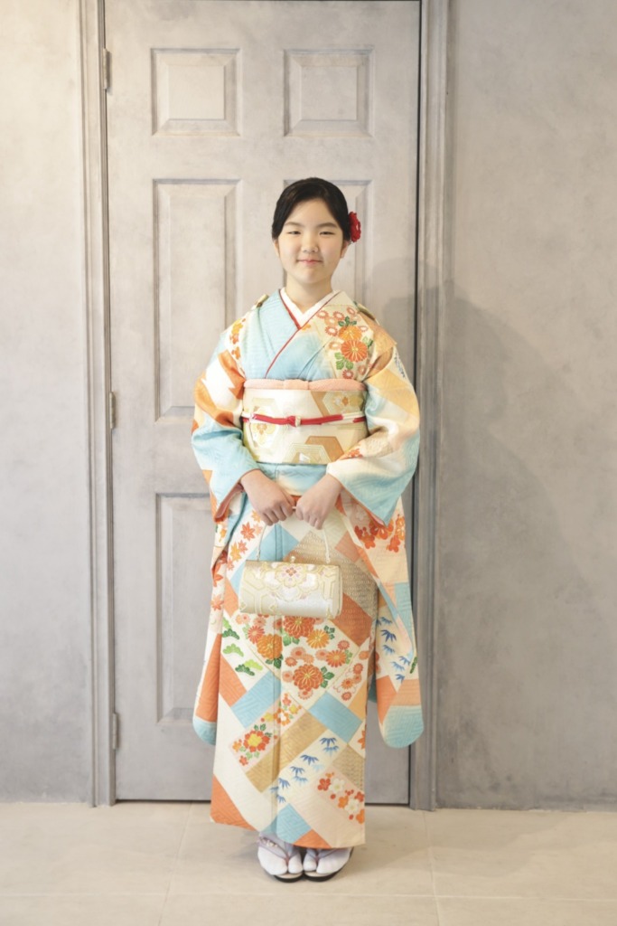 ＜レンタルきもの＞十三参り　振袖