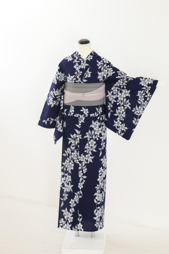 竺仙紺地桜
