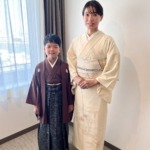 ＜レンタルきもの＞表彰式へ　夏着物　Jr.袴