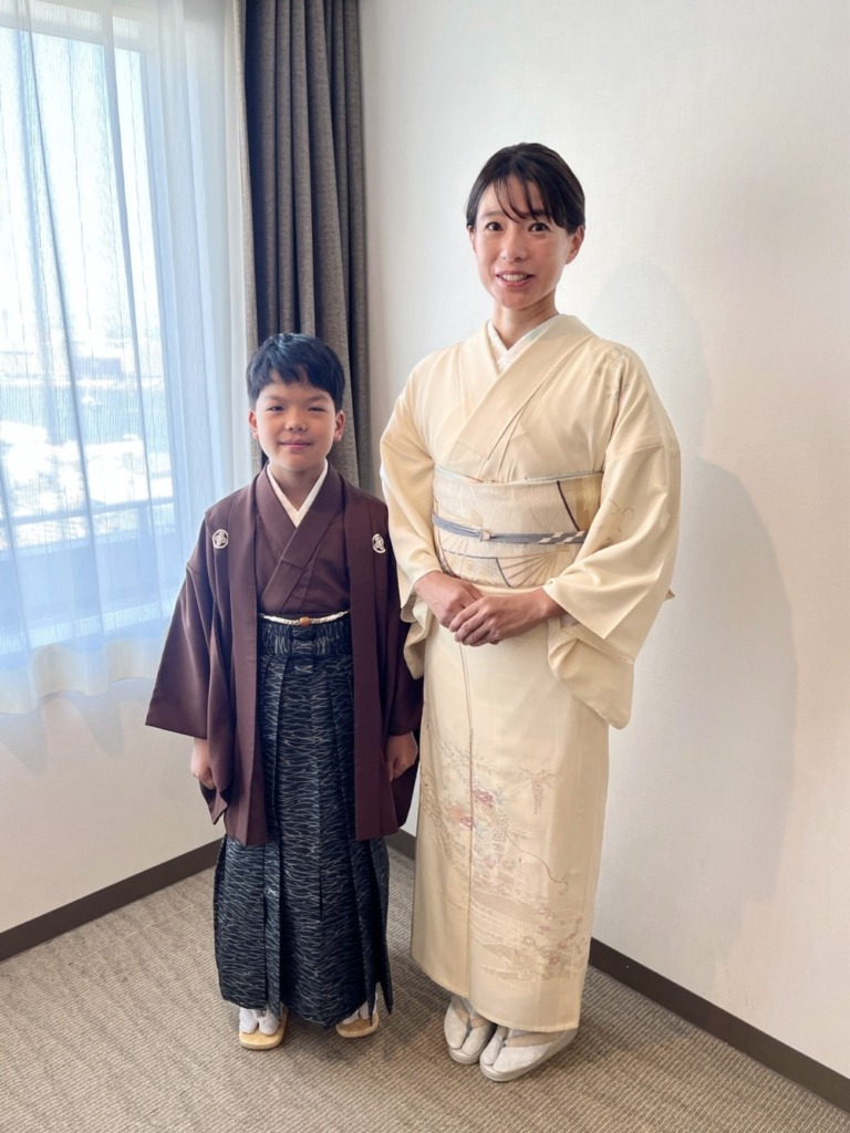 ＜レンタルきもの＞表彰式へ　夏着物　Jr.袴