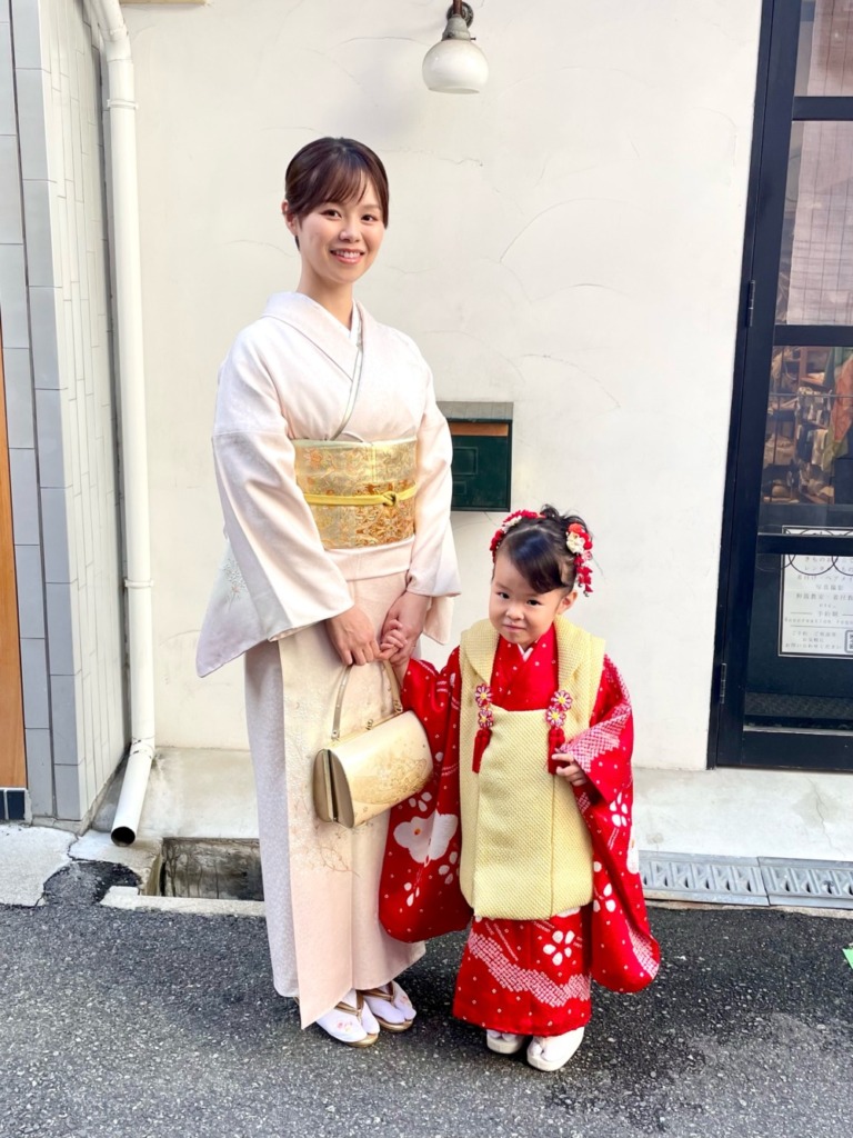 ＜レンタルきもの＞七五三　三歳　訪問着