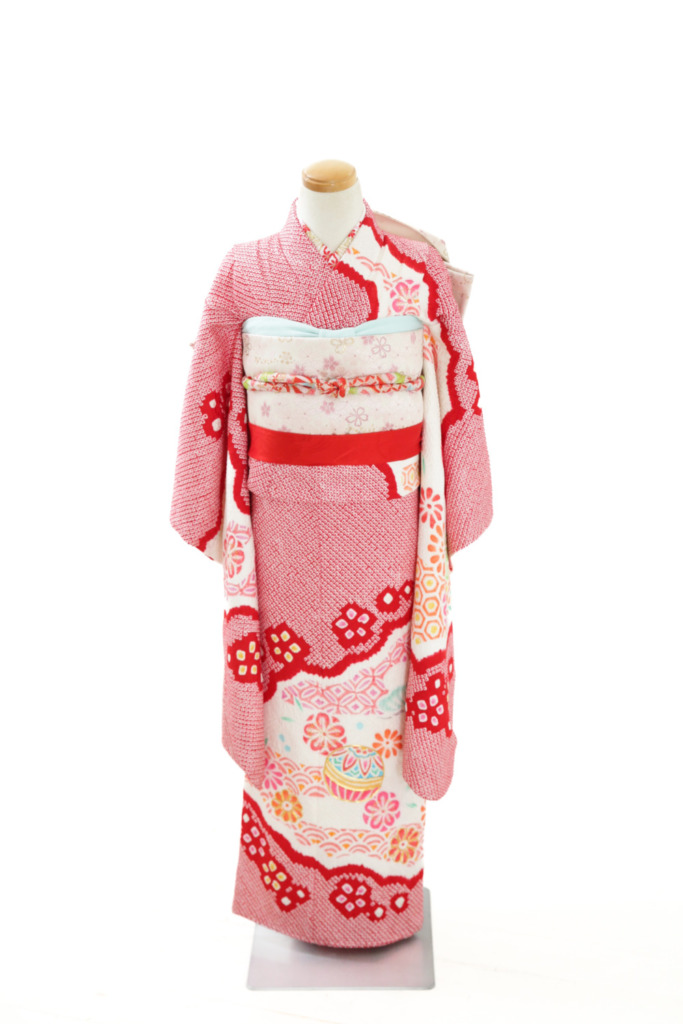 赤地絞り鞠《B》