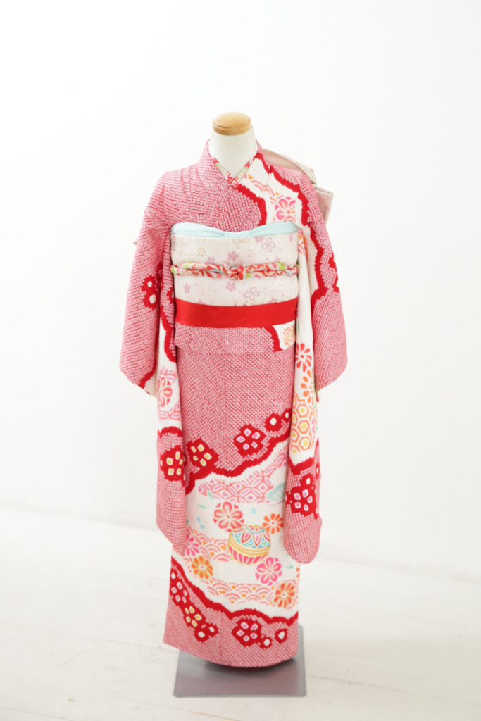 赤地絞り鞠《B》