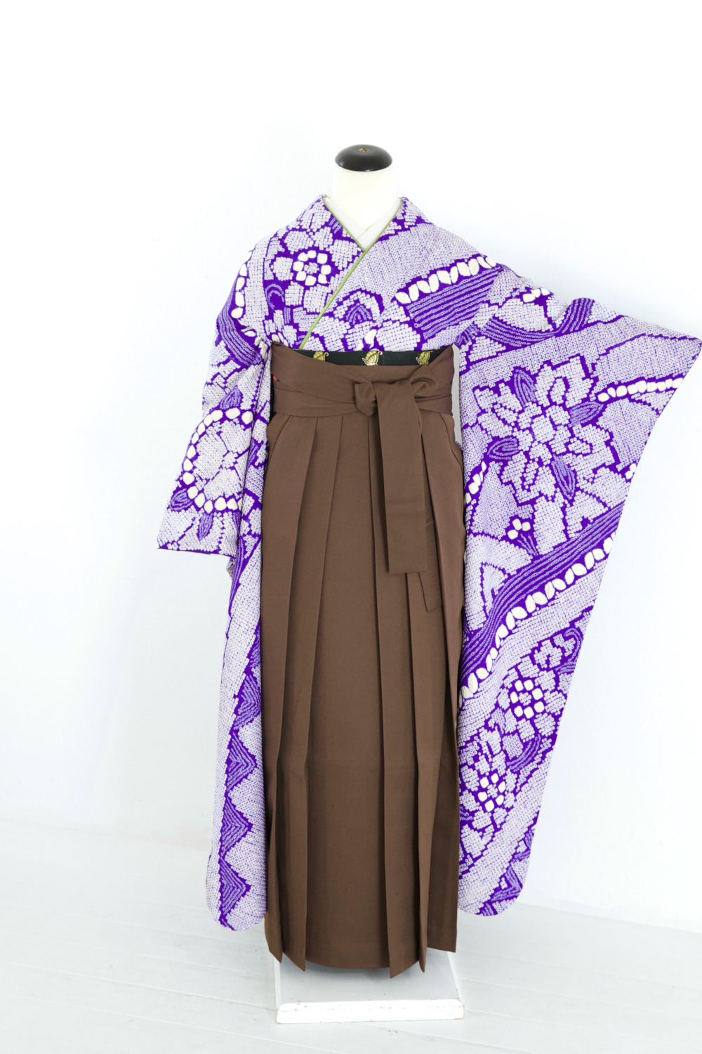 紫総絞り振袖 - きもの六花（ricca） | 大阪市北区中崎町 | 和裁・着付け