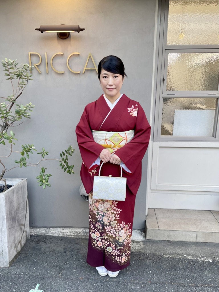 ＜レンタルきもの＞新年会　訪問着