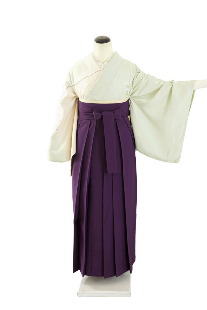 薄グリーン地花訪問着