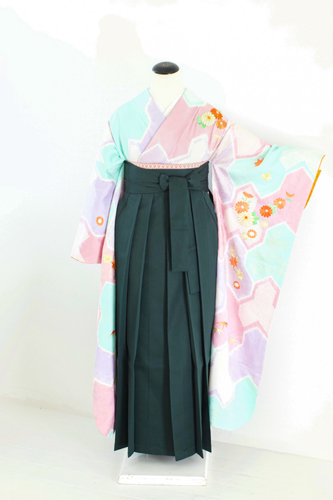 パステル地刺繍振袖