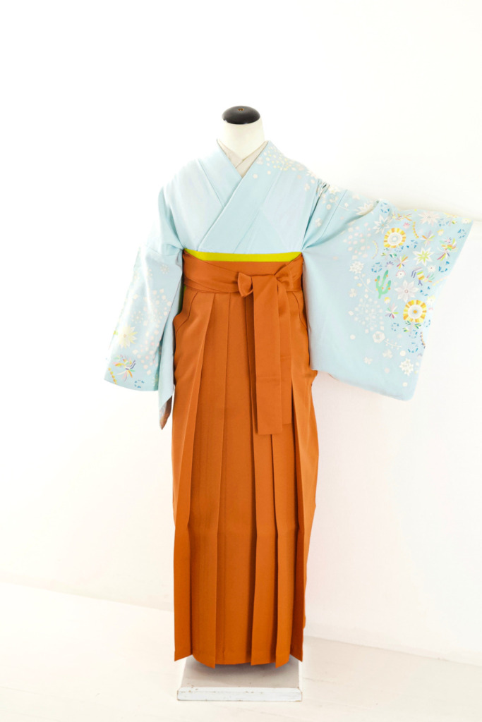 水色加賀友禅訪問着