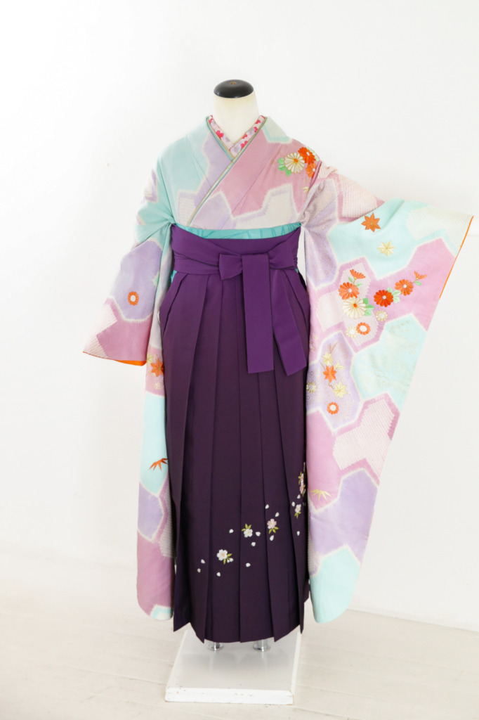 パステル地刺繍振袖